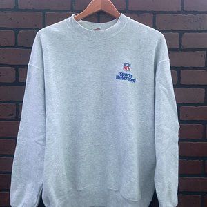 Vintage Fruit of the Loom NFL Sports Illustration Sweater XL, 1997